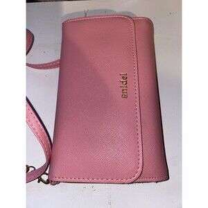 SNIDEL Shoulder Bag Leather Pink Solid Color